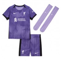 Koszulka piłkarska Liverpool Szoboszlai Dominik #8 Strój Trzeci dla dzieci 2023-24 tanio Krótki Rękaw (+ Krótkie spodenki)